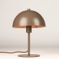Foto 75676-6: Kleine Tischleuchte in Kaffeebraun Mushroom