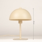 Foto 75677-7: Kleine Tischleuchte in Buttergelb Mushroom