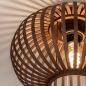 Foto 75683-6: Bambus-Deckenlampe in Walnussfarbe