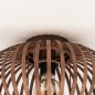 Foto 75683-9: Bambus-Deckenlampe in Walnussfarbe