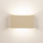 Foto 75689-4: Rechthoekige wandlamp in het beige
