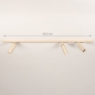 Foto 75709-1: Luxe spanningsrail basisset in het beige met drie spot, zelf samen te stellen