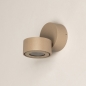 Foto 75714-12: Een prachtig design plafondspot uitgevoerd in een warme taupe kleur en voorzien van 