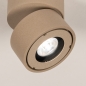 Foto 75714-8: Een prachtig design plafondspot uitgevoerd in een warme taupe kleur en voorzien van 