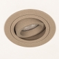 Foto 75716-10: Ronde GU10 inbouwspot in taupe kleur