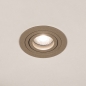 Foto 75716-3: Ronde GU10 inbouwspot in taupe kleur