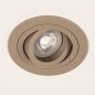 Foto 75716-8: Ronde GU10 inbouwspot in taupe kleur
