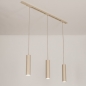 Foto 75717-15: Beige GU10 koker hanglamp voor spanningsrail 