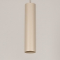 Foto 75717-17: Beige GU10 koker hanglamp voor spanningsrail 