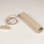 Foto 75717-18: Beige GU10 koker hanglamp voor spanningsrail 