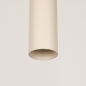 Foto 75717-19: Beige GU10 koker hanglamp voor spanningsrail 