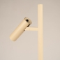 Foto 75719-6: Strakke beige vloerlamp met twee verstelbare spots