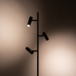 Foto 75727-5: Strakke zwarte vloerlamp met drie verstelbare spots
