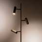 Foto 75728-10: Trendy beige vloerlamp met drie verstelbare spots