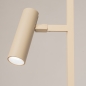 Foto 75728-12: Trendy beige vloerlamp met drie verstelbare spots