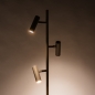 Foto 75728-7: Trendy beige vloerlamp met drie verstelbare spots