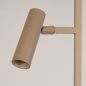 Foto 75729-11: Strakke taupekleurige vloerlamp met drie verstelbare spots