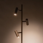 Foto 75729-3: Strakke taupekleurige vloerlamp met drie verstelbare spots