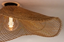 Foto 75733-11: Grote plafondlamp van rotan met een doorsnede van maar liefst 85 cm