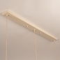 Foto 75734-12: Japandi hanglamp met drie lampion kappen in beige kleur