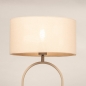 Foto 75738-1: Ovale, linnen lampenkap in zachte beige kleur