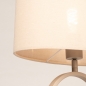 Foto 75738-3: Ovale, linnen lampenkap in zachte beige kleur