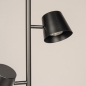 Foto 75746-8: Zwarte staande vloerlamp met drie spots