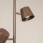 Foto 75747-7: Chocolade bruine vloerlamp met drie spots
