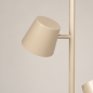 Foto 75748-7: Beige vloerlamp met drie spots