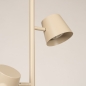 Foto 75748-9: Beige vloerlamp met drie spots