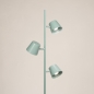Foto 75749-2: Zeegroene vloerlamp met drie spots