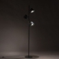 Foto 75749-3: Zeegroene vloerlamp met drie spots