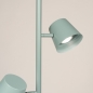 Foto 75749-7: Zeegroene vloerlamp met drie spots