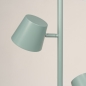 Foto 75749-9: Zeegroene vloerlamp met drie spots