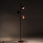 Foto 75750-4: Rode vloerlamp met drie spots
