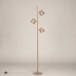 Foto 75751-3: Taupekleurige vloerlamp met drie spots