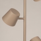 Foto 75751-7: Taupekleurige vloerlamp met drie spots