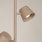 Foto 75751-8: Taupekleurige vloerlamp met drie spots