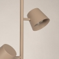 Foto 75751-9: Taupekleurige vloerlamp met drie spots