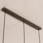Foto 75779-17: Trendy hanglamp voorzien van drie glazen bollen in een champagnekleur