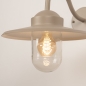 Foto 75791-3: Rustikale Außenlampe in Taupe mit Glas