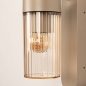 Foto 75796-6: Taupekleurige buitenlamp met amberkleurig 