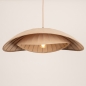 Foto 75804-5: Japandi hanglamp met organische vorm in taupe