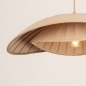 Foto 75804-6: Japandi hanglamp met organische vorm in taupe