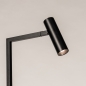 Foto 75823-7: Strakke zwarte vloerlamp met verstelbare spot