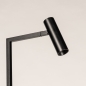 Foto 75823-8: Strakke zwarte vloerlamp met verstelbare spot