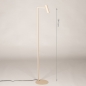 Foto 75824-1: Strakke beige vloerlamp met verstelbare spot