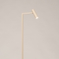 Foto 75824-5: Strakke beige vloerlamp met verstelbare spot