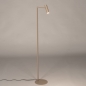 Foto 75825-2: Strakke taupe vloerlamp met verstelbare spot