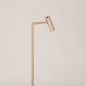 Foto 75825-4: Strakke taupe vloerlamp met verstelbare spot